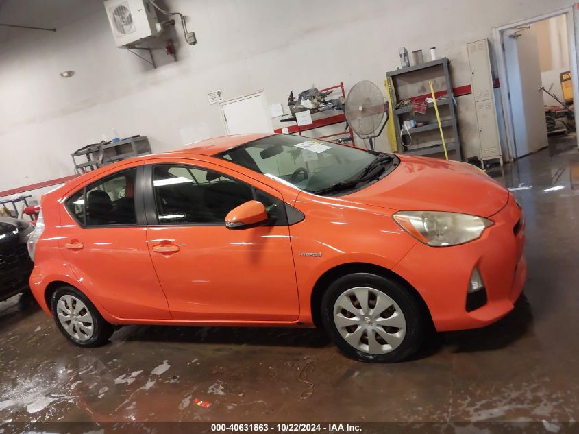 2012 Toyota Prius C Two VIN: JTDKDTB31C1017720 Lot: 40631863