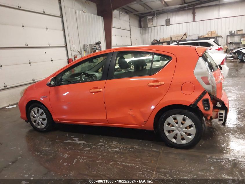 2012 Toyota Prius C Two VIN: JTDKDTB31C1017720 Lot: 40631863