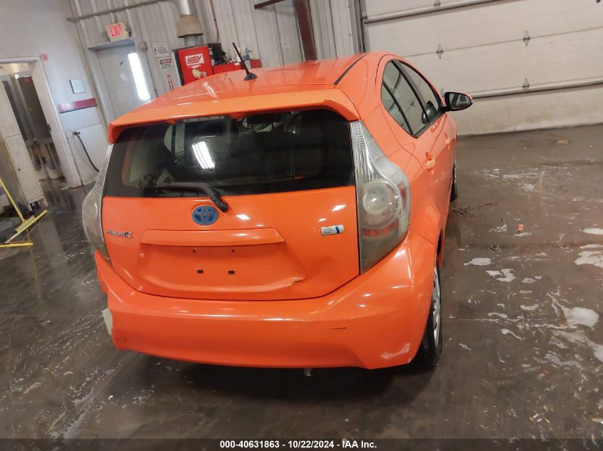 2012 Toyota Prius C Two VIN: JTDKDTB31C1017720 Lot: 40631863