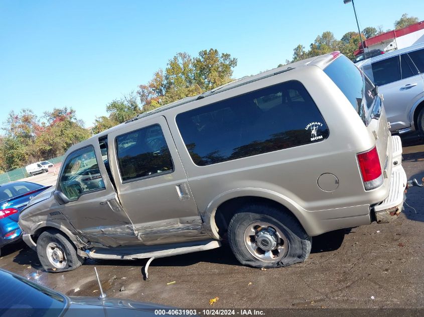 2004 Ford Excursion Limited VIN: 1FMNU43S84EA15302 Lot: 40631903