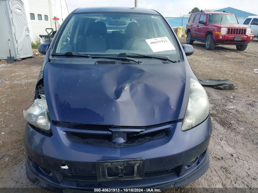 2008 Honda Fit Sport VIN: JHMGD38698S036264 Lot: 40631913