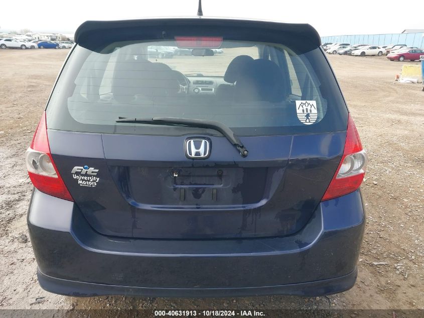 2008 Honda Fit Sport VIN: JHMGD38698S036264 Lot: 40631913