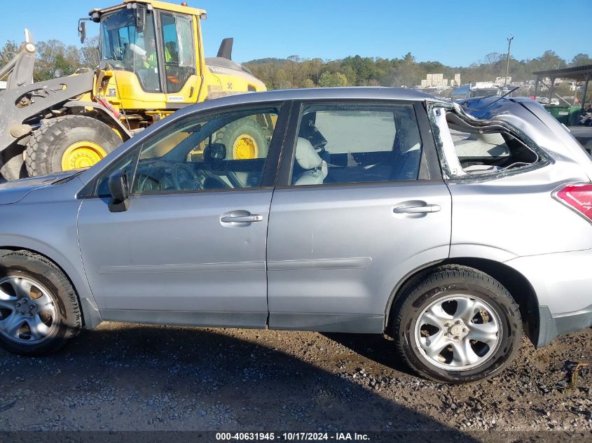 2015 Subaru Forester 2.5I VIN: JF2SJAAC2FH829572 Lot: 40631945