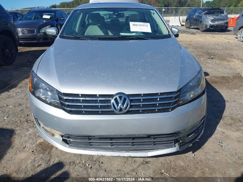 2013 Volkswagen Passat 2.0L Tdi Se VIN: 1VWBN7A33DC083839 Lot: 40631952