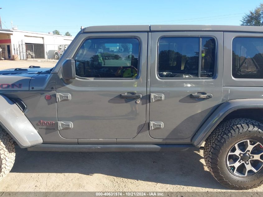 2019 Jeep Wrangler Unlimited Rubicon 4X4 VIN: 1C4HJXFG5KW606133 Lot: 40631974