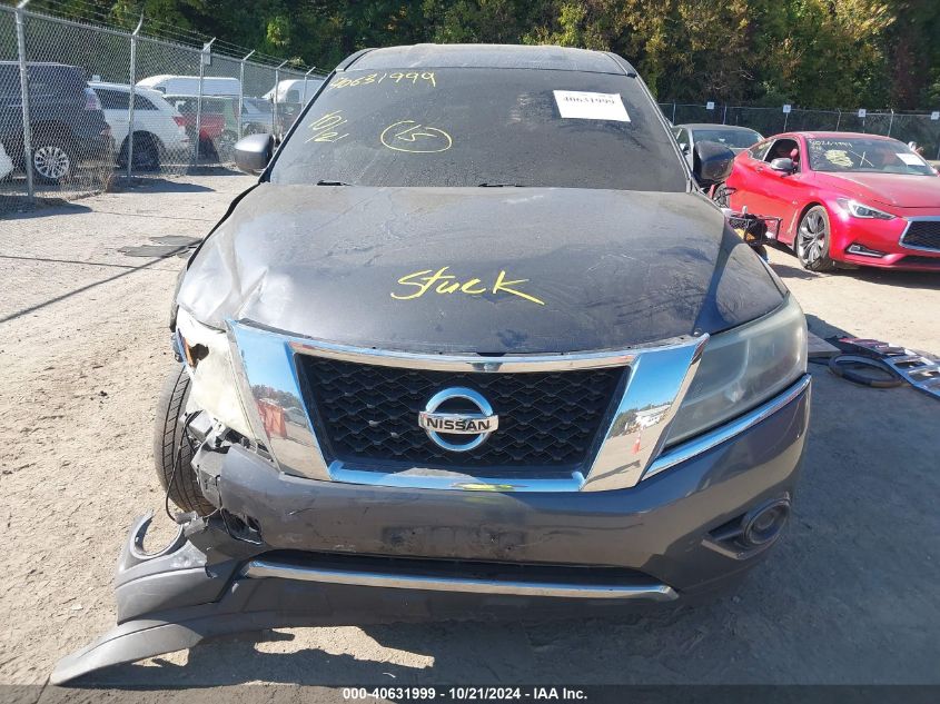 2014 Nissan Pathfinder S/Sv/Sl/Platinum VIN: 5N1AR2MM6EC703980 Lot: 40631999