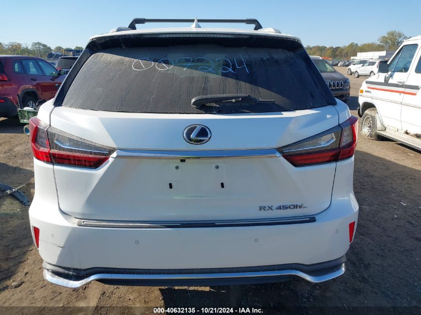 2019 Lexus Rx 450H L Base/450H L Luxury VIN: JTJDGKCA9K2007224 Lot: 40632135