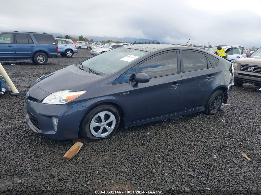 VIN JTDKN3DU7E1795722 2014 Toyota Prius no.2