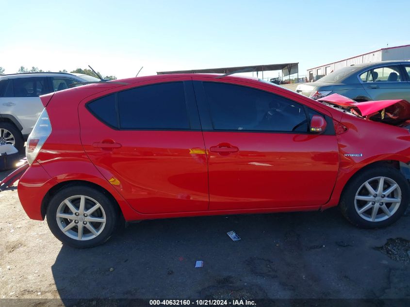 2014 Toyota Prius C Three VIN: JTDKDTB31E1062787 Lot: 40632160