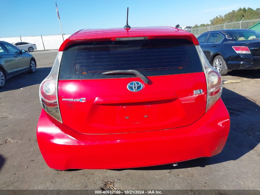 2014 Toyota Prius C Three VIN: JTDKDTB31E1062787 Lot: 40632160