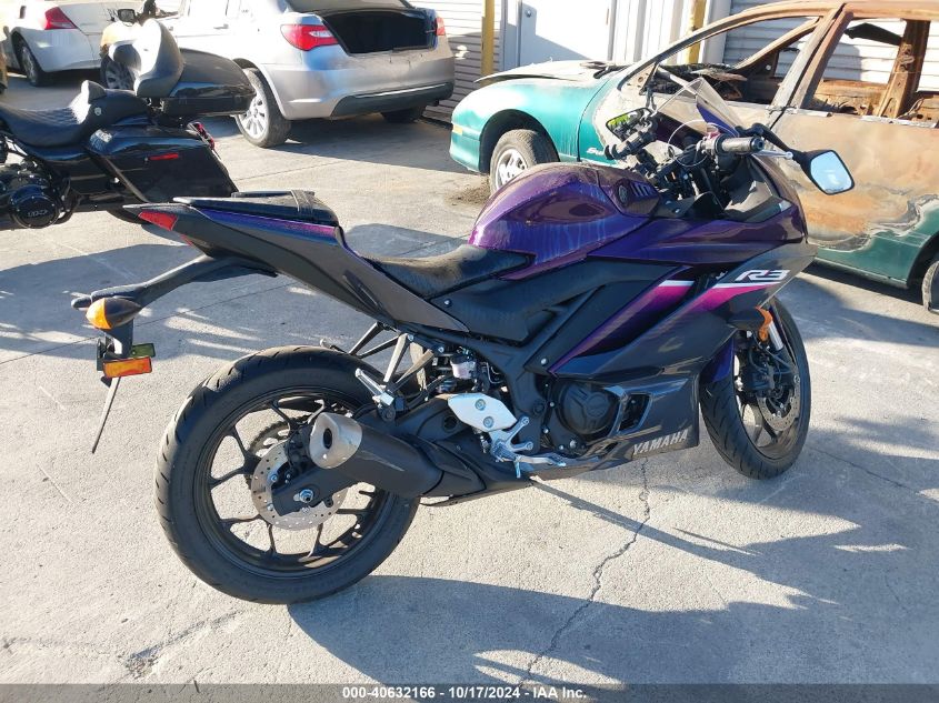 2023 Yamaha Yzfr3 A VIN: MH3RH18Y2PK010514 Lot: 40632166