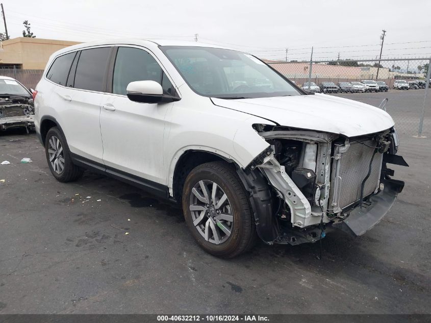 2021 Honda Pilot 2Wd Ex VIN: 5FNYF5H39MB026584 Lot: 40632212