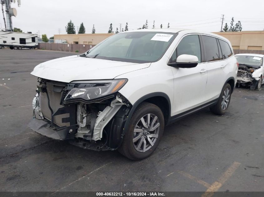 2021 Honda Pilot 2Wd Ex VIN: 5FNYF5H39MB026584 Lot: 40632212