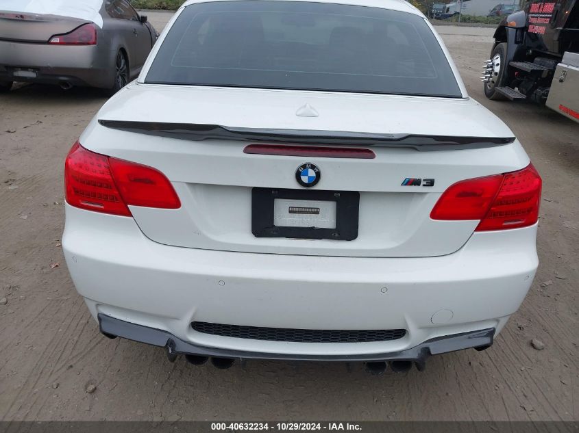 2011 BMW M3 VIN: WBSDX9C5XBE584947 Lot: 40632234