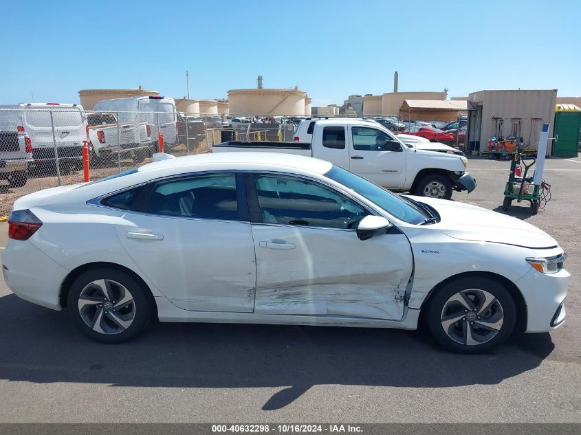 2019 Honda Insight Ex VIN: 19XZE4F54KE021558 Lot: 40632298