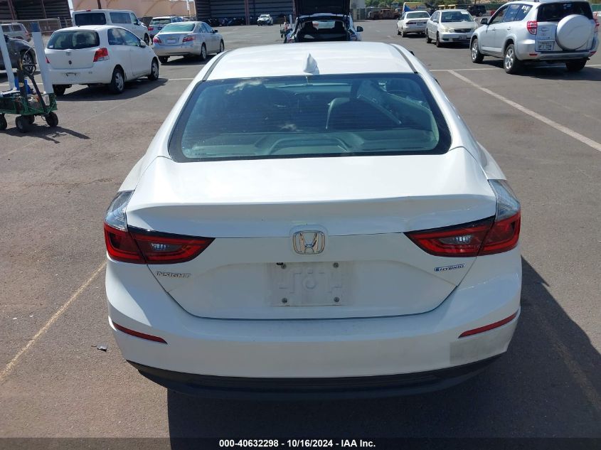 2019 Honda Insight Ex VIN: 19XZE4F54KE021558 Lot: 40632298