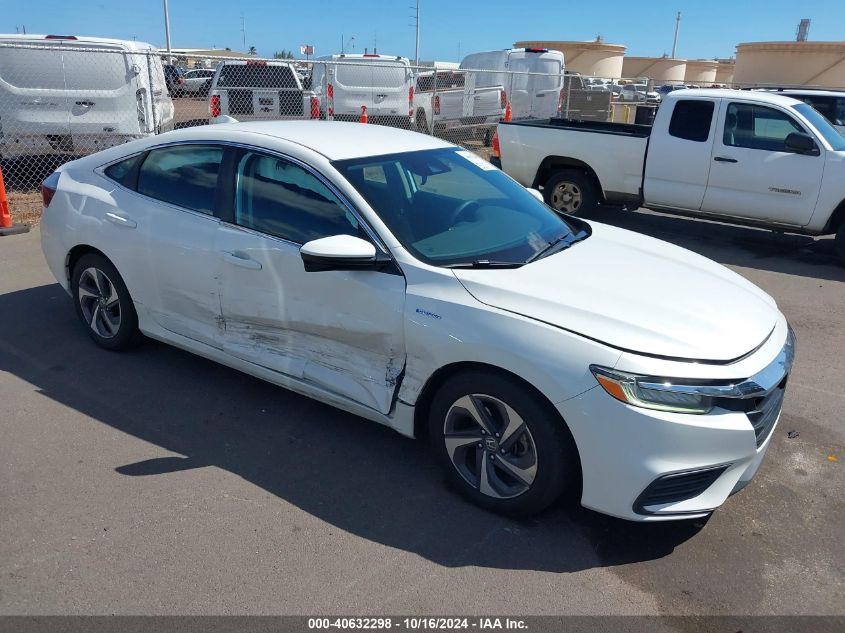 2019 Honda Insight Ex VIN: 19XZE4F54KE021558 Lot: 40632298