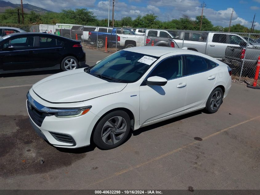 2019 Honda Insight Ex VIN: 19XZE4F54KE021558 Lot: 40632298