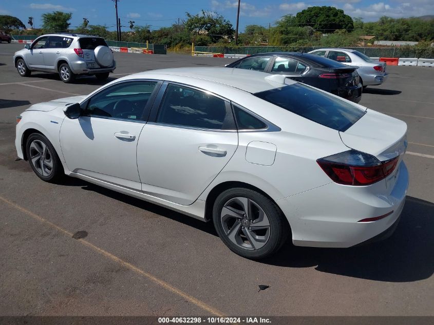 2019 Honda Insight Ex VIN: 19XZE4F54KE021558 Lot: 40632298