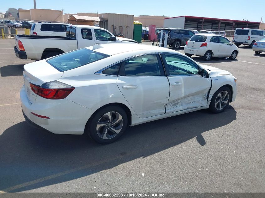 2019 Honda Insight Ex VIN: 19XZE4F54KE021558 Lot: 40632298