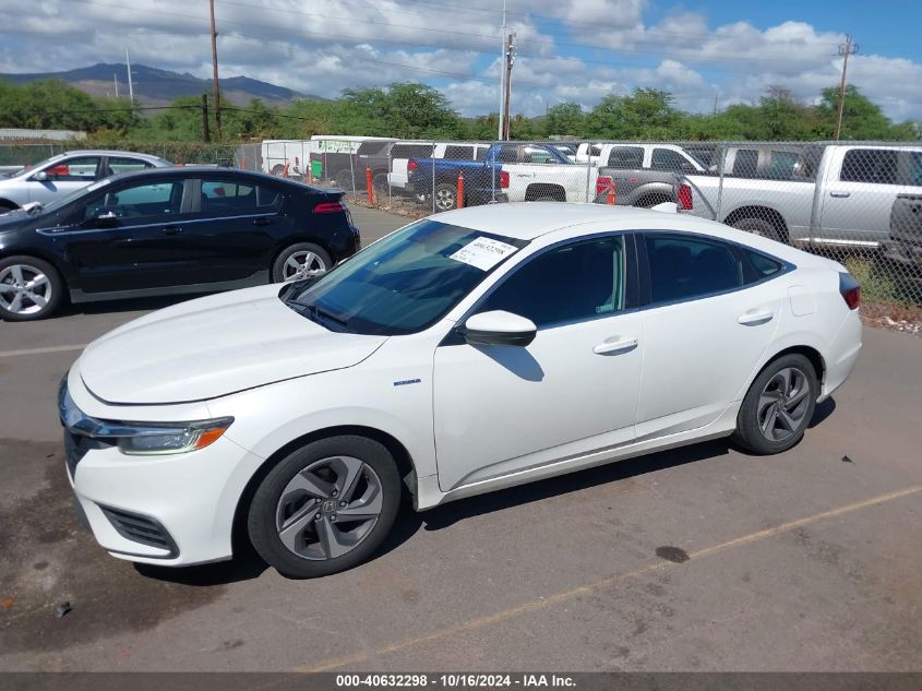 2019 Honda Insight Ex VIN: 19XZE4F54KE021558 Lot: 40632298