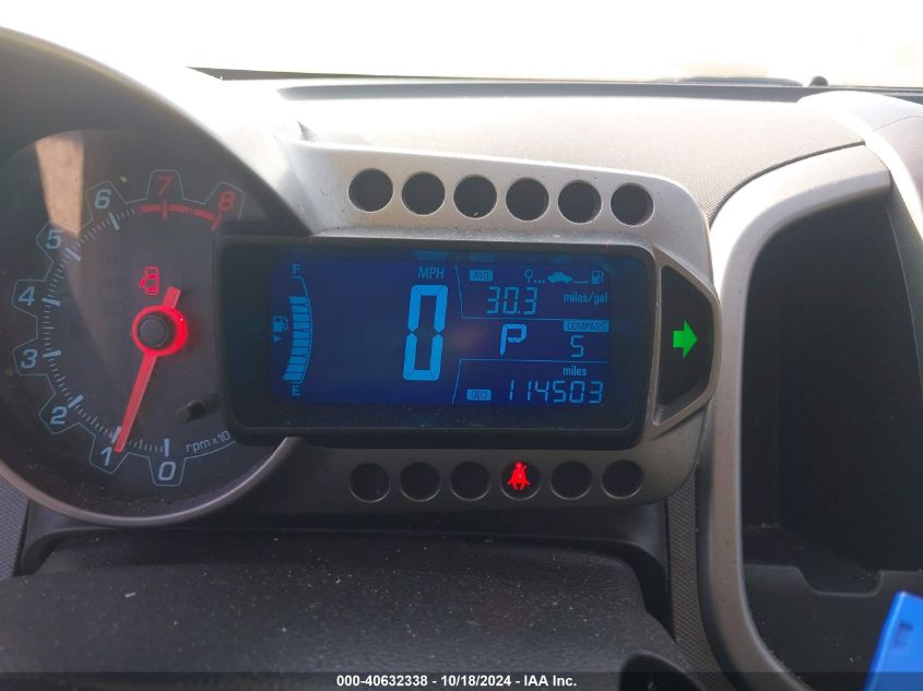 2014 Chevrolet Sonic Lt Auto VIN: 1G1JC5SH1E4214970 Lot: 40632338