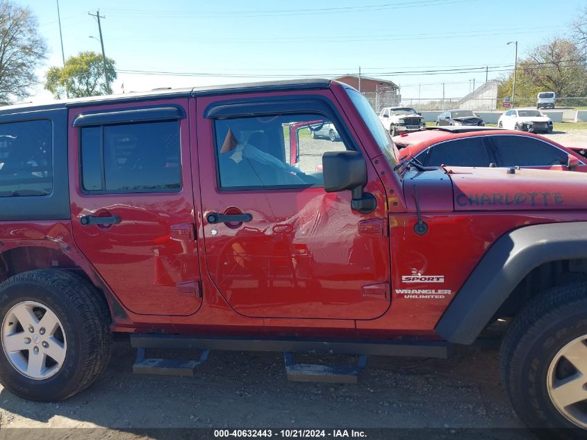 2012 Jeep Wrangler Unlimited Sport VIN: 1C4HJWDG0CL132740 Lot: 40632443