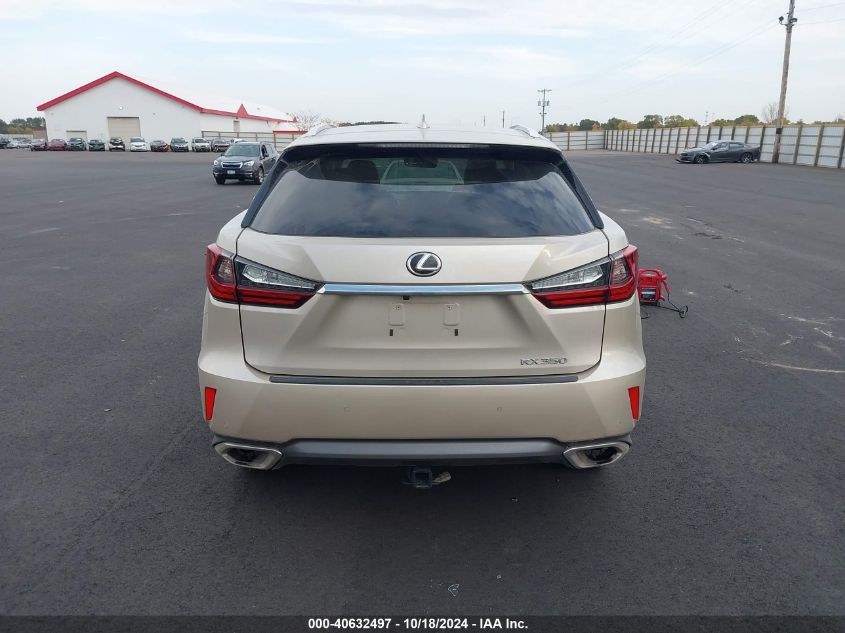 2016 Lexus Rx 350 VIN: 2T2BZMCA9GC049543 Lot: 40632497