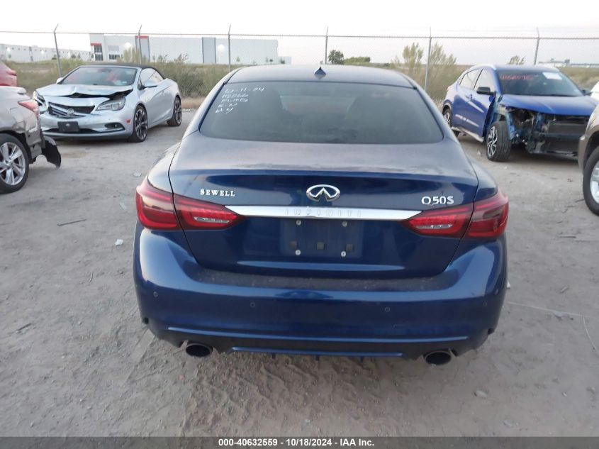 2019 Infiniti Q50 3.0T Sport VIN: JN1EV7AP0KM543035 Lot: 40632559