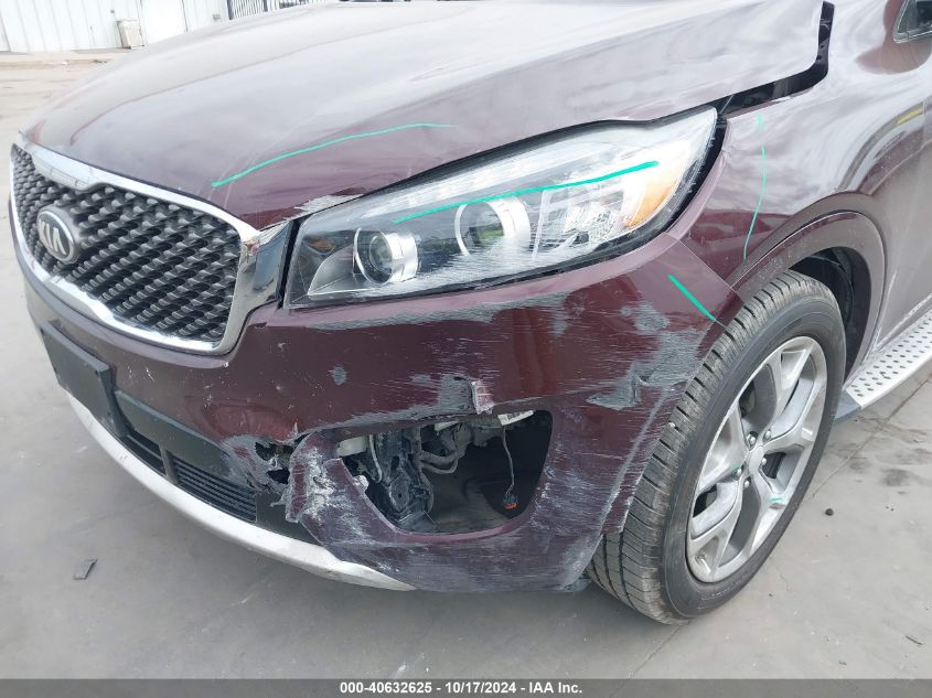 2017 KIA SORENTO 3.3L SX - 5XYPK4A50HG204944