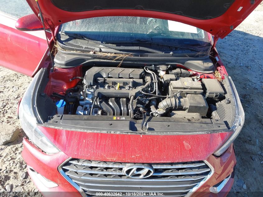 2022 Hyundai Accent Sel VIN: 3KPC24A66NE185848 Lot: 40632642