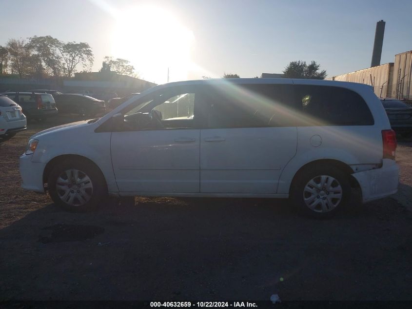 2016 Dodge Grand Caravan Se VIN: 2C4RDGBG9GR370345 Lot: 40632659