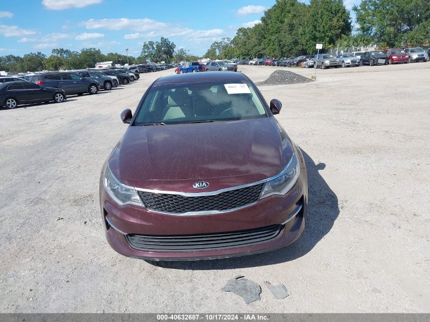 2016 Kia Optima Lx VIN: 5XXGT4L39GG046809 Lot: 40632687