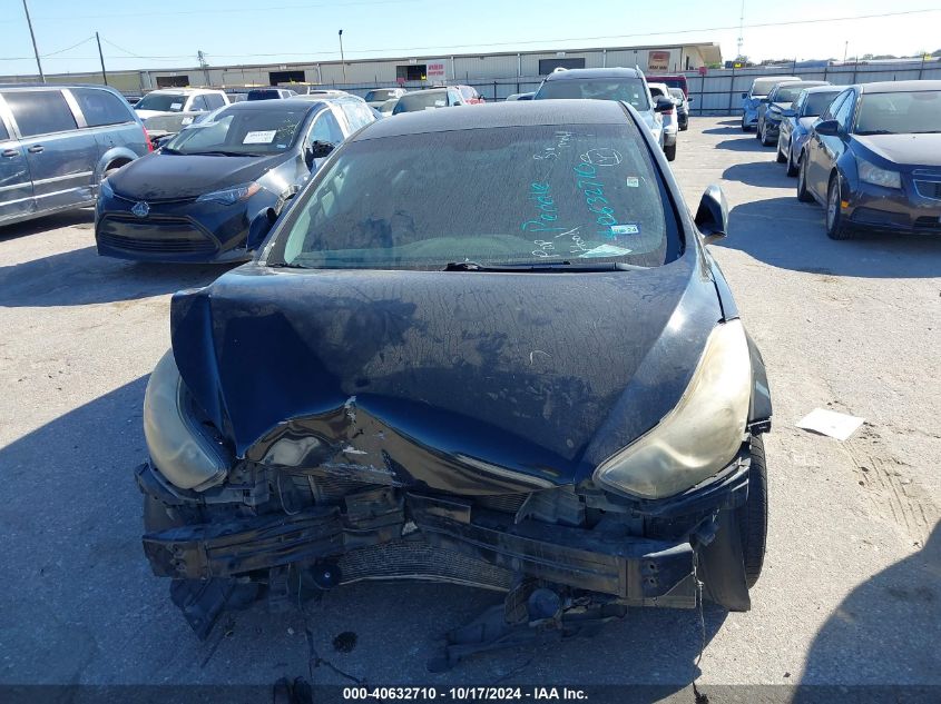 2013 Hyundai Elantra Gls VIN: KMHDH4AE1DU792813 Lot: 40632710