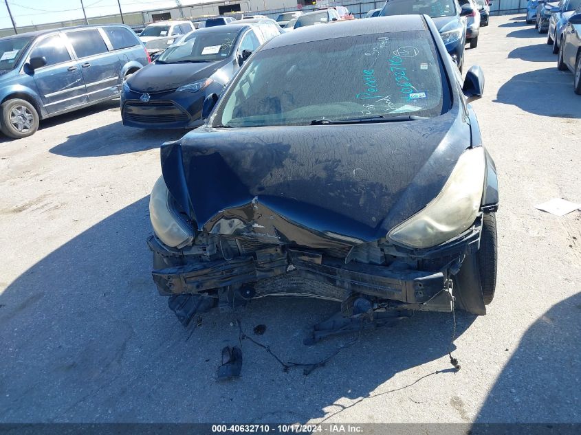 2013 Hyundai Elantra Gls VIN: KMHDH4AE1DU792813 Lot: 40632710