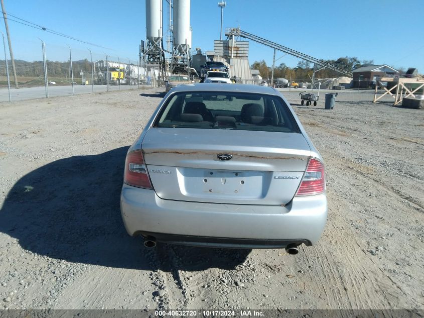 2007 Subaru Legacy 2.5I VIN: 4S3BL616777210506 Lot: 40632720