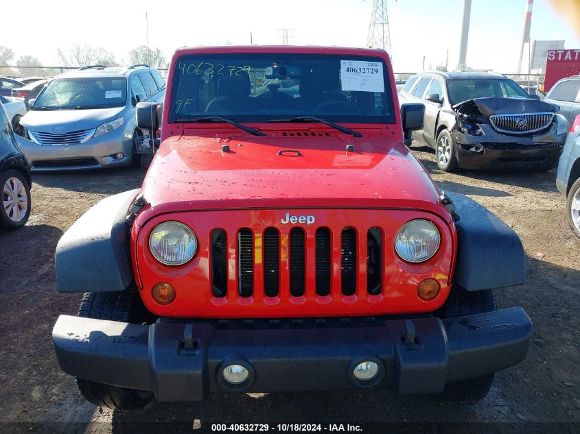 2013 Jeep Wrangler Unlimited Sport VIN: 1C4BJWDG6DL698117 Lot: 40632729