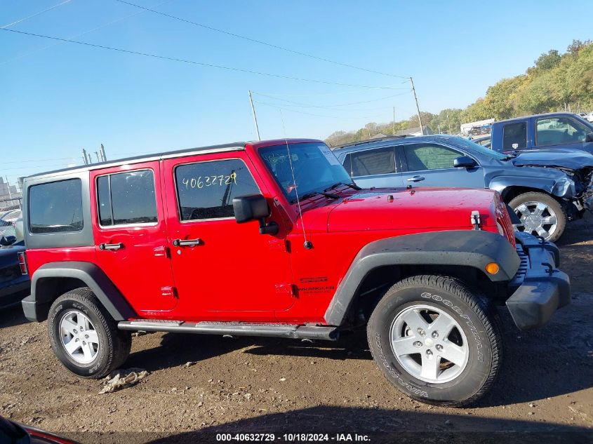 2013 Jeep Wrangler Unlimited Sport VIN: 1C4BJWDG6DL698117 Lot: 40632729