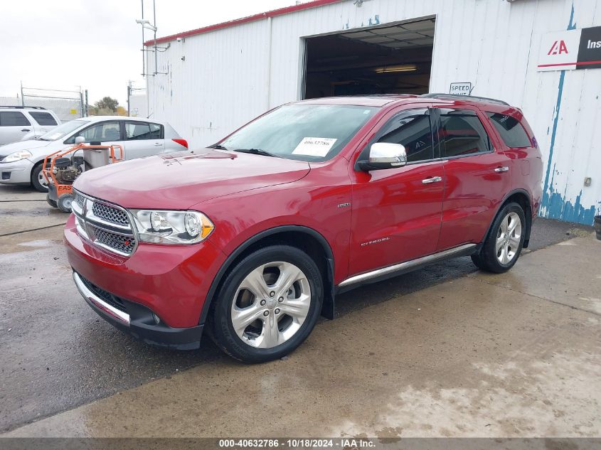 VIN 1C4SDJET4DC690300 2013 Dodge Durango, Citadel no.2