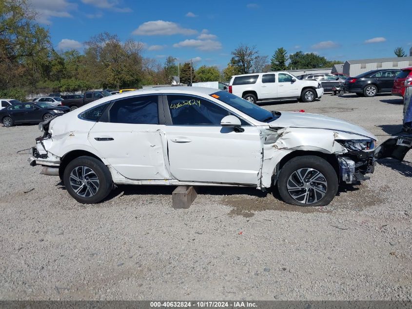 2021 Hyundai Sonata Blue VIN: KMHL24JJ1MA027502 Lot: 40632824