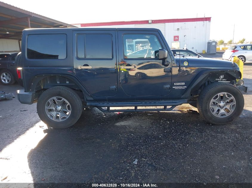 2017 Jeep Wrangler Unlimited Sport 4X4 VIN: 1C4BJWDGXHL597507 Lot: 40632828