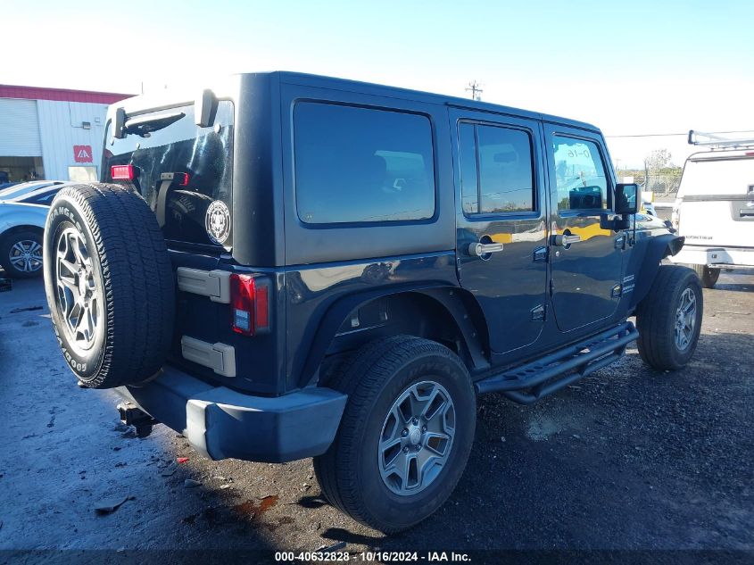 2017 Jeep Wrangler Unlimited Sport 4X4 VIN: 1C4BJWDGXHL597507 Lot: 40632828