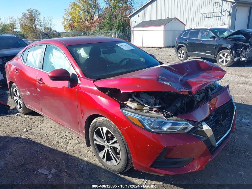 2021 Nissan Sentra Sv Xtronic Cvt VIN: 3N1AB8CV3MY221448 Lot: 40632895