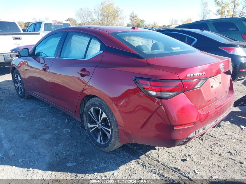 2021 Nissan Sentra Sv Xtronic Cvt VIN: 3N1AB8CV3MY221448 Lot: 40632895