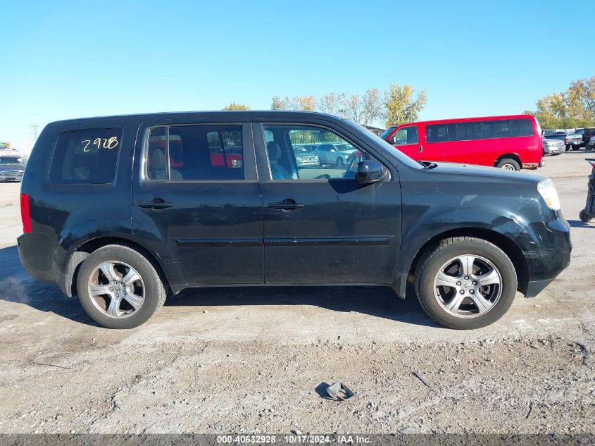 2013 Honda Pilot Ex-L VIN: 5FNYF4H70DB073550 Lot: 40632928