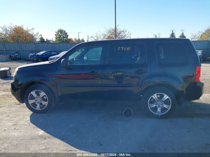 2013 Honda Pilot Ex-L VIN: 5FNYF4H70DB073550 Lot: 40632928