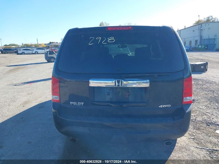 2013 Honda Pilot Ex-L VIN: 5FNYF4H70DB073550 Lot: 40632928