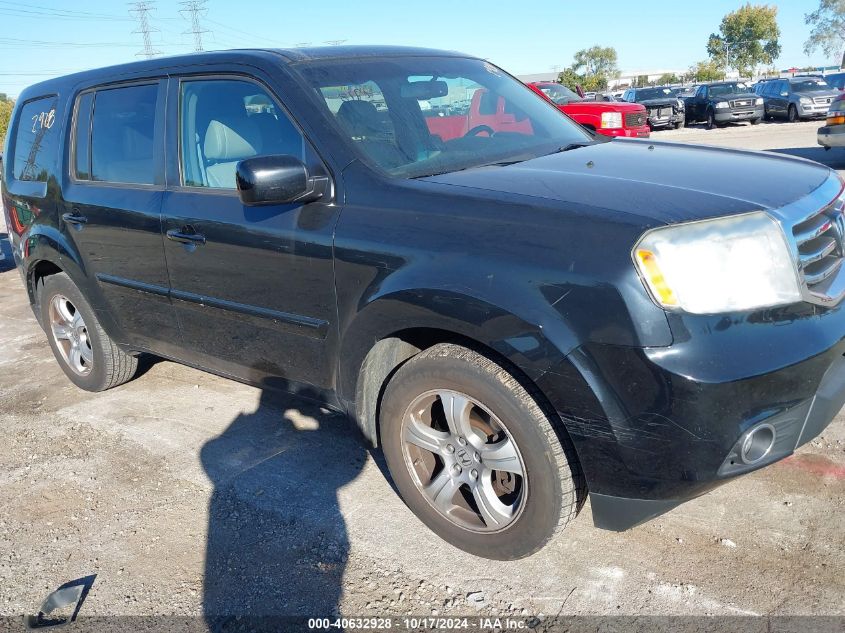 2013 Honda Pilot Ex-L VIN: 5FNYF4H70DB073550 Lot: 40632928