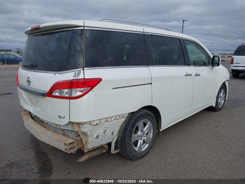 2013 Nissan Quest Sv VIN: JN8AE2KP0D9067618 Lot: 40632949