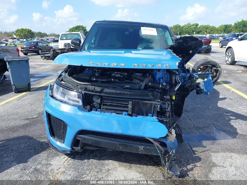 2022 Land Rover Range Rover Sport Svr/Svr Carbon Edition VIN: SALWZ2RE6NA241274 Lot: 40633063